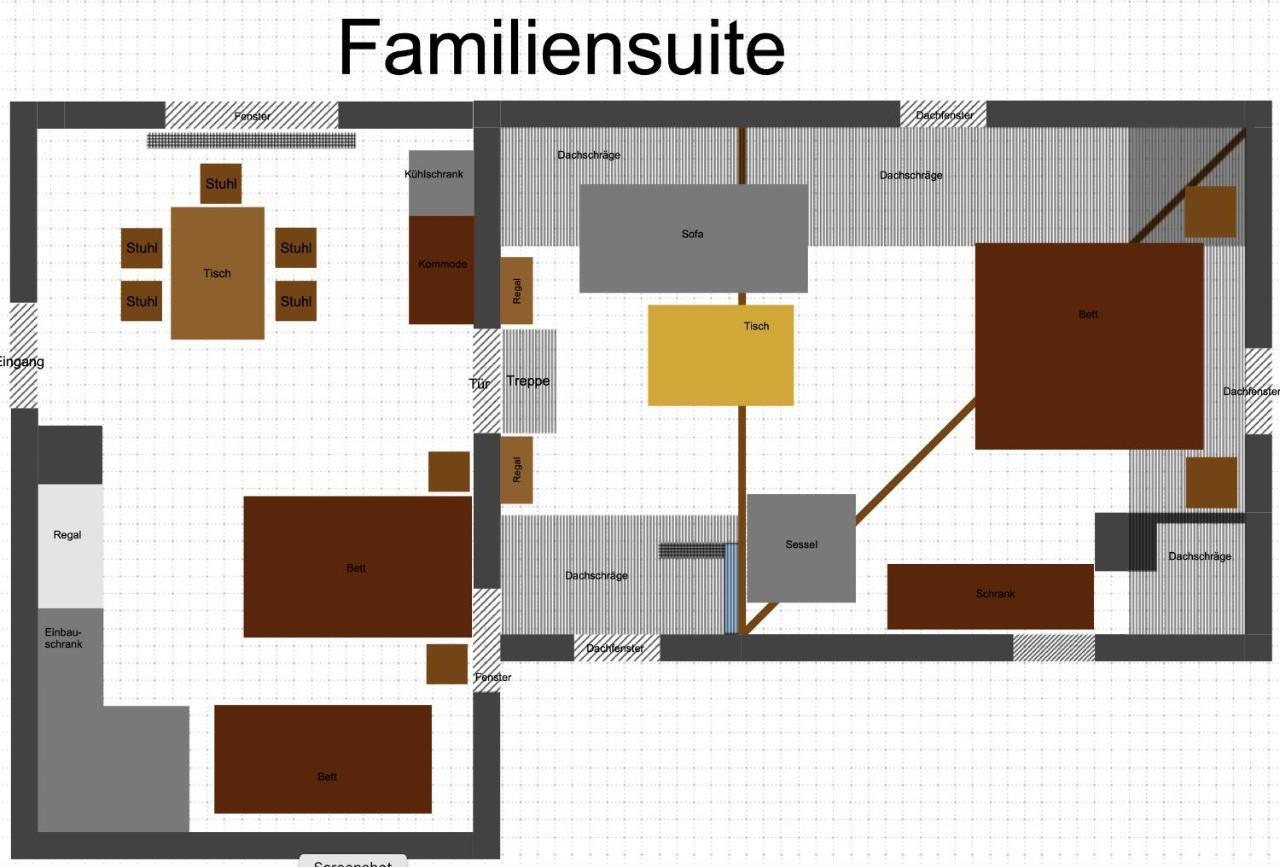 Familiensuite, Zwei Zimmer, Mitbenutzung Von Kuche Und Bad Rott Екстер'єр фото